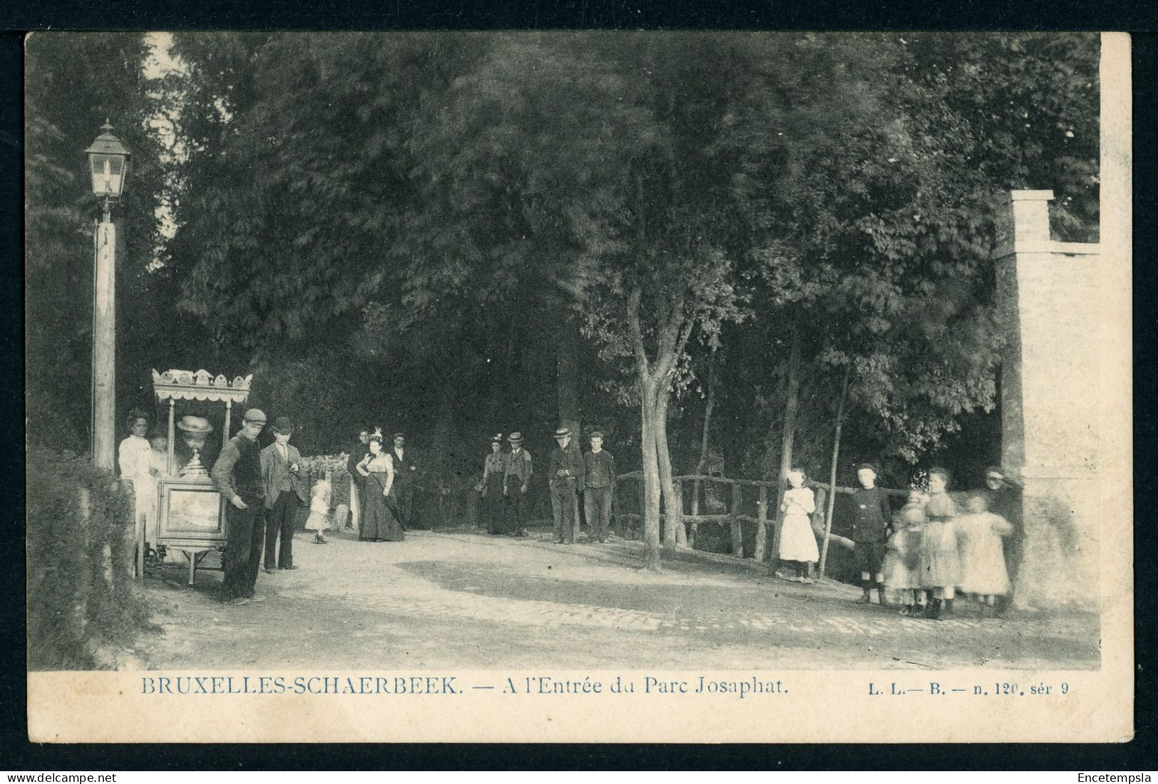 CPA - Carte Postale - Belgique - Bruxelles - Schaerbeek - A L'Entrée Du Parc Josaphat (CP24021) - Schaerbeek - Schaarbeek