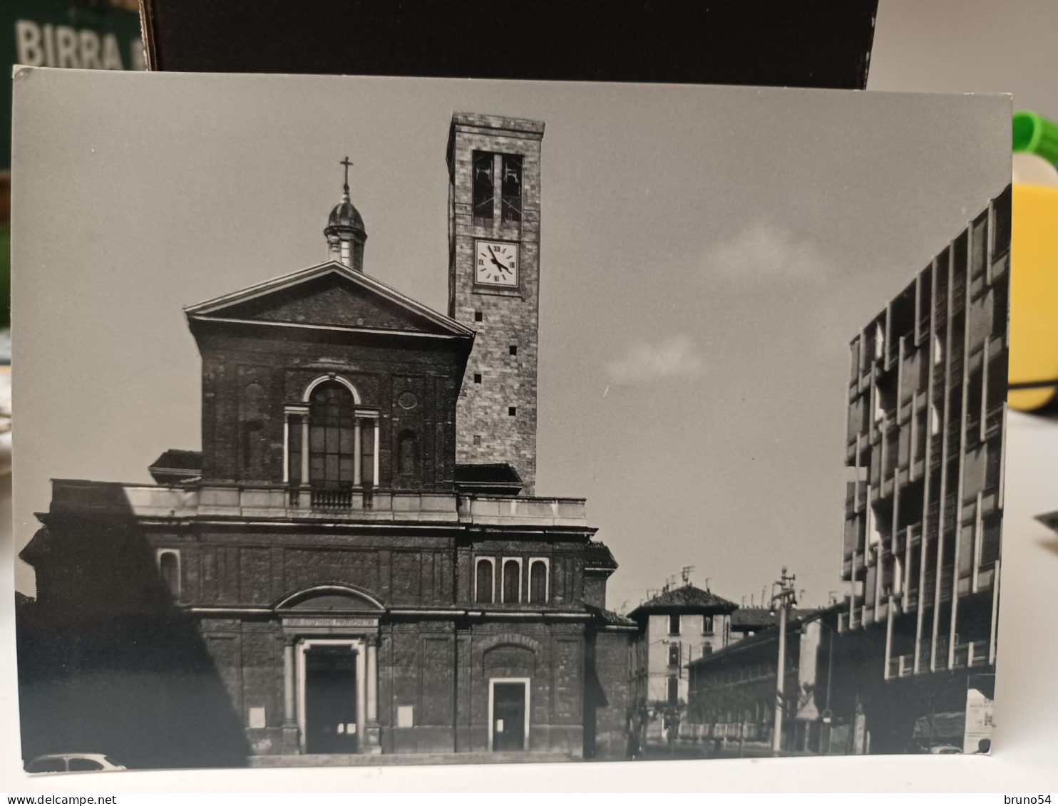 2 Cartoline Sesto S.Giovanni ,prov Milano, Chiesa S.Stefano E Cortile Del Comune - Sesto San Giovanni