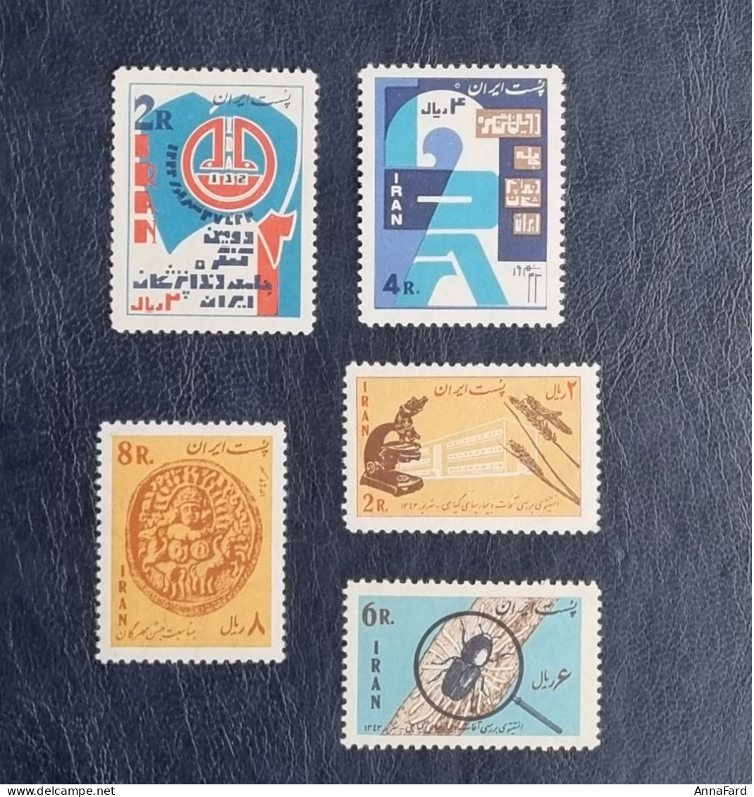 1964 Iran 3 Different Sets. MNH  Scott 1293-99 ( $18.50) - Iran