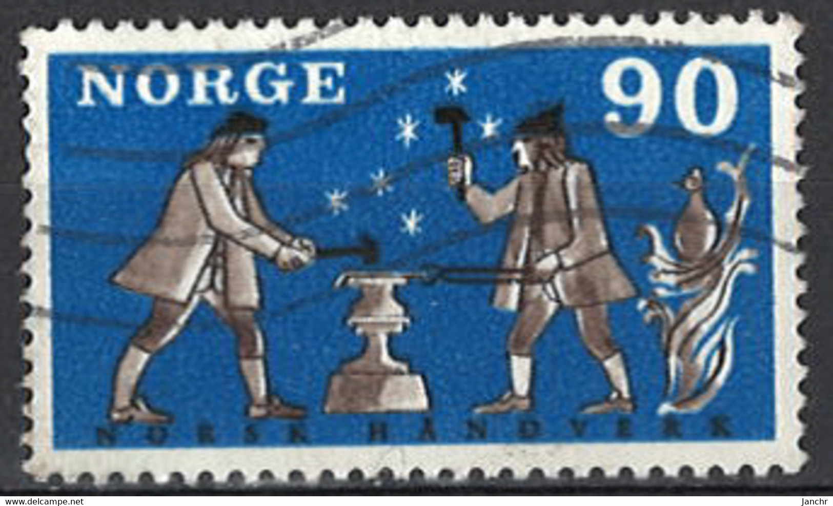 Norwegen Norway 1968. Mi.Nr. 565, Used O - Oblitérés