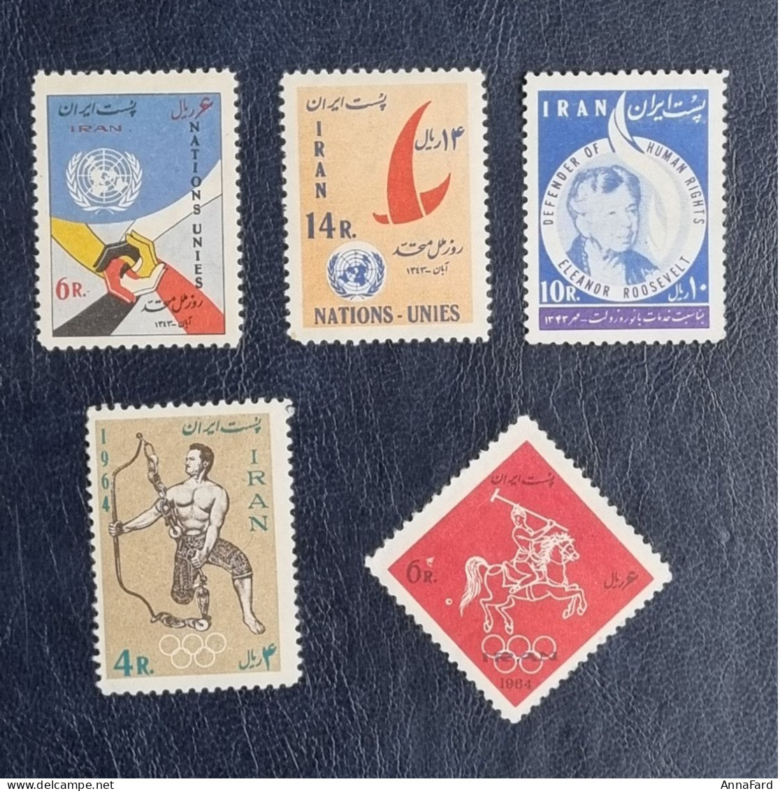 1964 Iran Persia. 3 Different Sets MNH Scott 1300-1304 - Iran