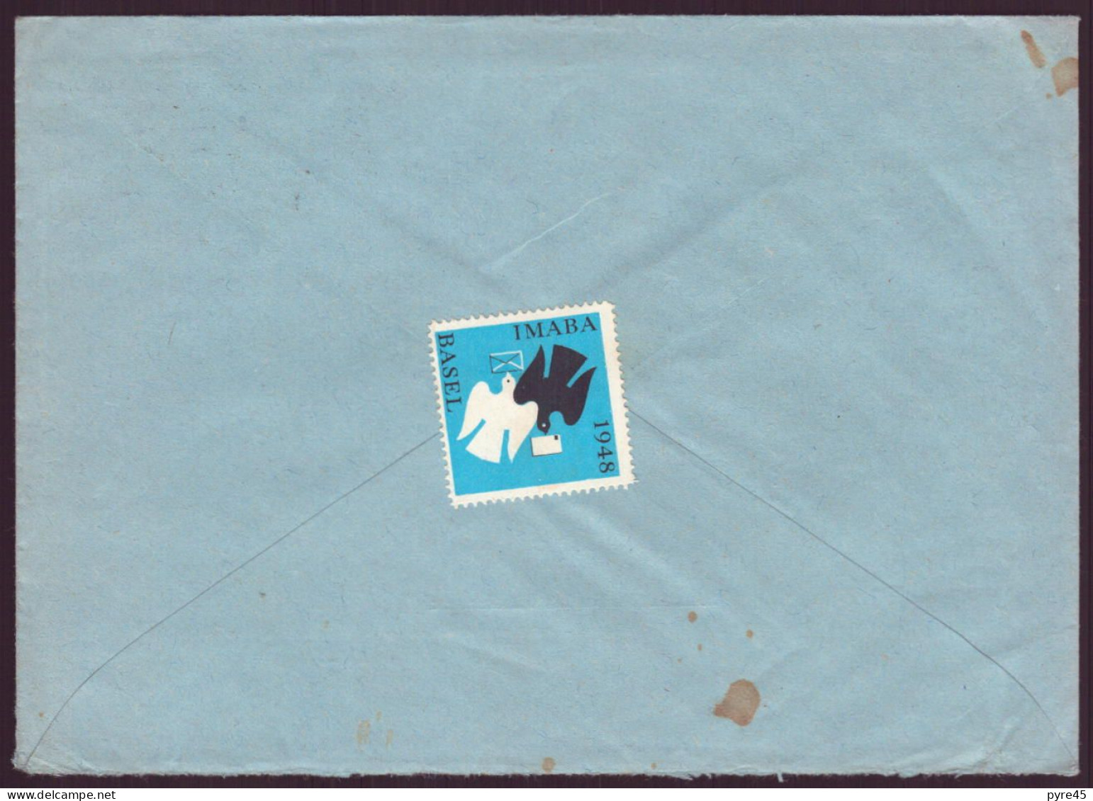 ITALIE ENVELOPPE DE 1947 SAN REMO POUR ORLEANS - 1946-47 Période Corpo Polacco