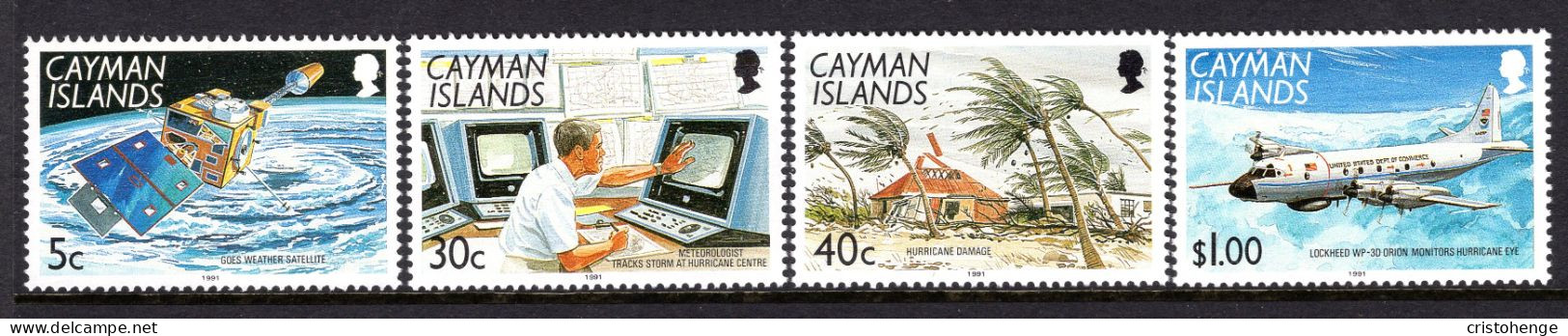 Cayman Islands 1991 International Decade For Natural Disaster Reduction Set MNH (SG 717-720) - Cayman Islands