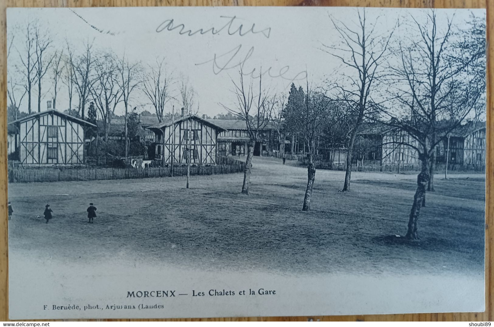 MORCENX  LES CHALETS ET LA GARE - Morcenx