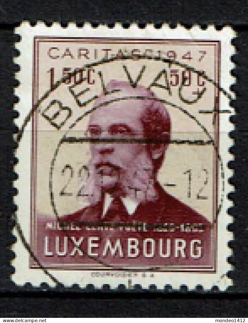 Luxembourg 1947 - Y/T 403 - Caritas, Effigie Du Poète Michel Lentz - Gebruikt