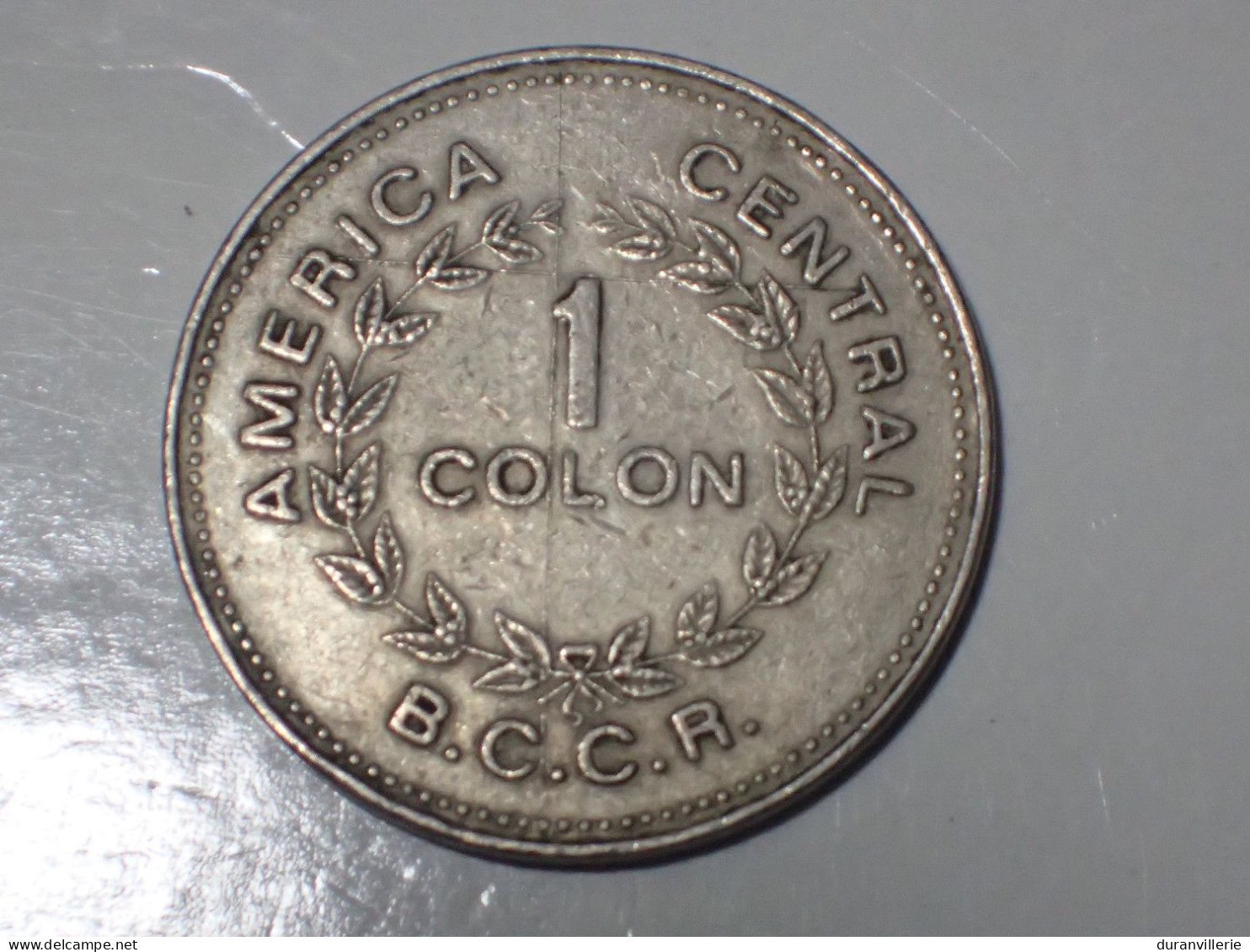 COSTA RICA : 1 COLON 1977 Tranche A KM 186.4 - Costa Rica