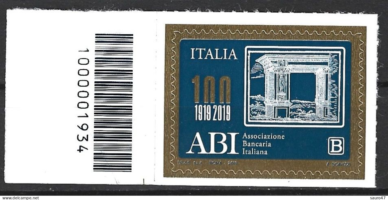 I412  ITALIA 2019  ABI  ** - Code-barres