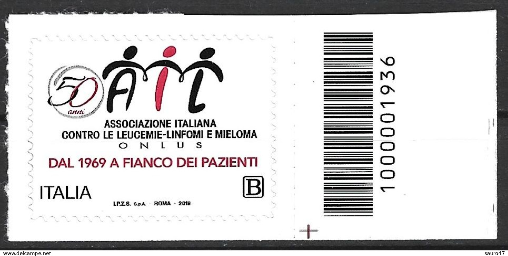 I413  ITALIA 2019  AIL  ** - Bar Codes