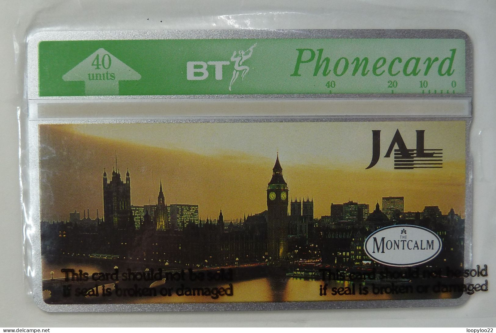 UK - Great Britain - BT & Landis & Gyr - BTP134 - Japan Airlines - Montcalm Hotel - 229A - 1500ex - Mint Blister - BT Edición Privada