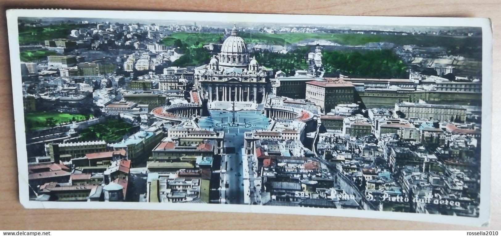 CARTOLINA F.segnalibro  ITALIA ROMA SAN PIETRO Italy Postcard ITALIEN Ansichtskarten - San Pietro