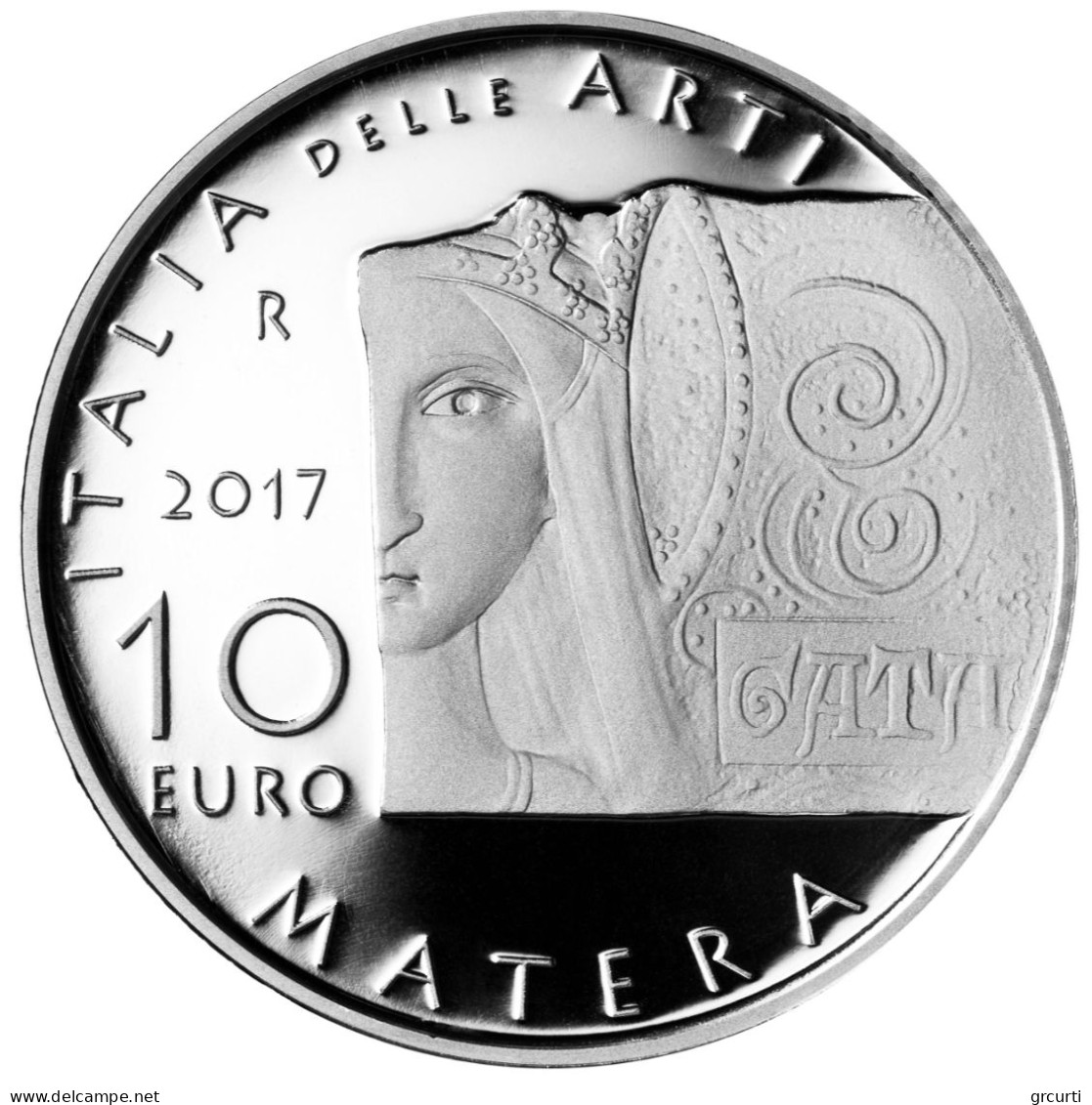 Italia - 10 Euro 2017 - Italia Delle Arti - Sassi Di Matera - KM# 408 - Italie