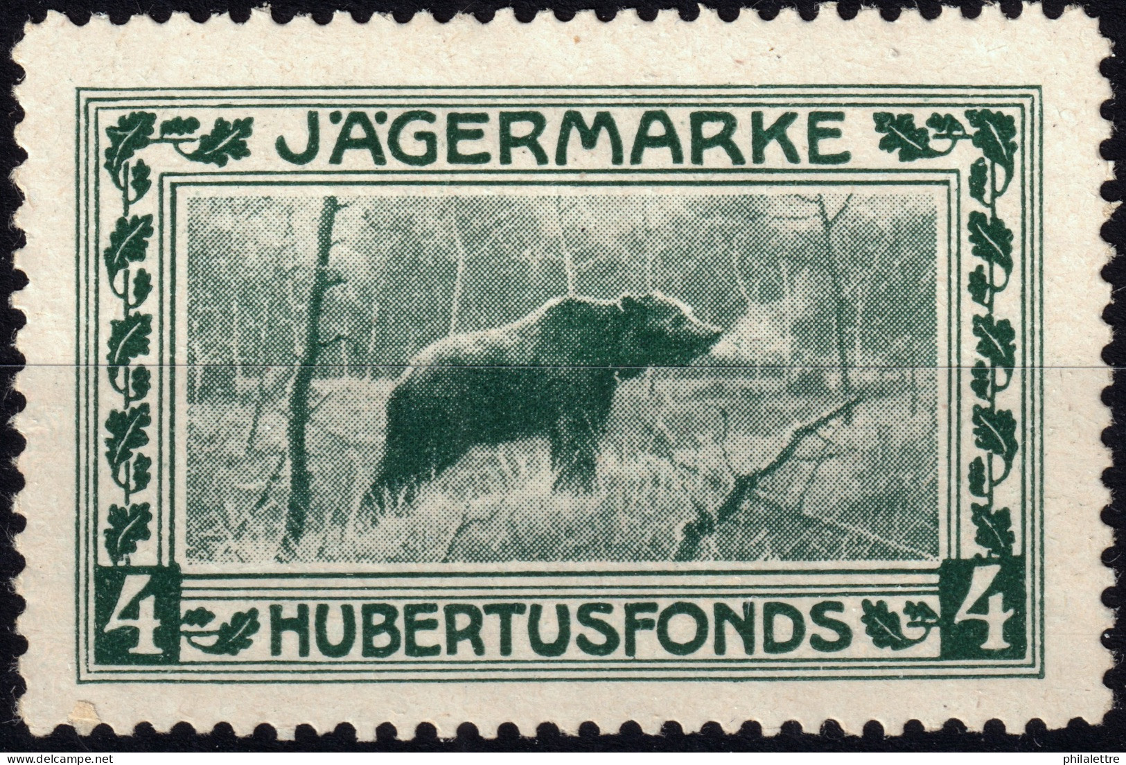 AUTRICHE / ÖSTERREICH - Ca.1900 Reklamemarke "JÄGERMARKE / HUBERTUSFONDS" - Neuf/Ungebraucht * (ref.002) - Nuovi