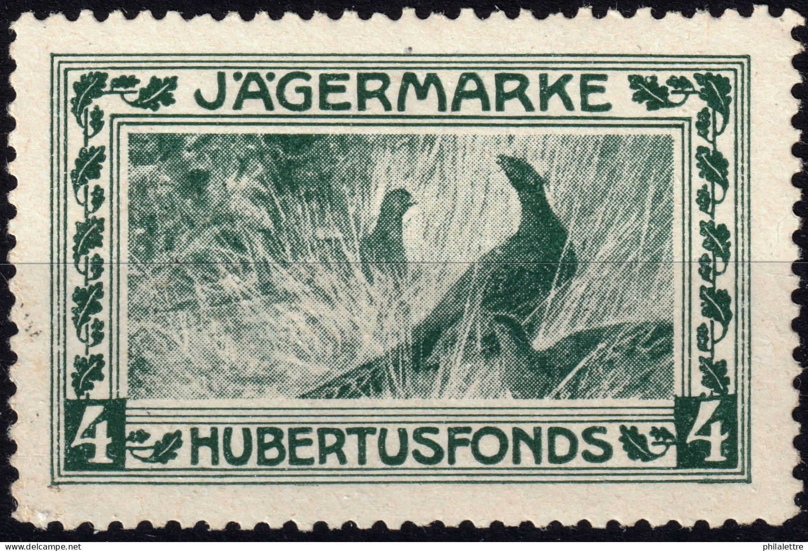 AUTRICHE / ÖSTERREICH - Ca.1900 Reklamemarke "JÄGERMARKE / HUBERTUSFONDS" - Neuf/Ungebraucht * (ref.003) - Unused Stamps