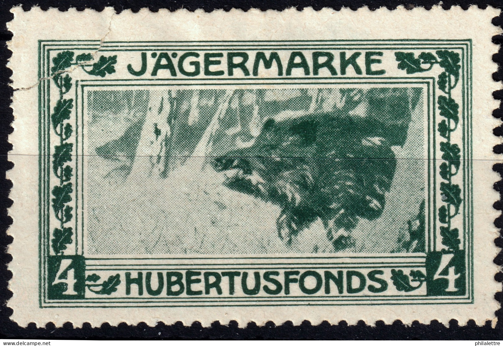 AUTRICHE / ÖSTERREICH - Ca.1900 Reklamemarke "JÄGERMARKE / HUBERTUSFONDS" - Neuf/Ungebraucht * (ref.004) - Ungebraucht