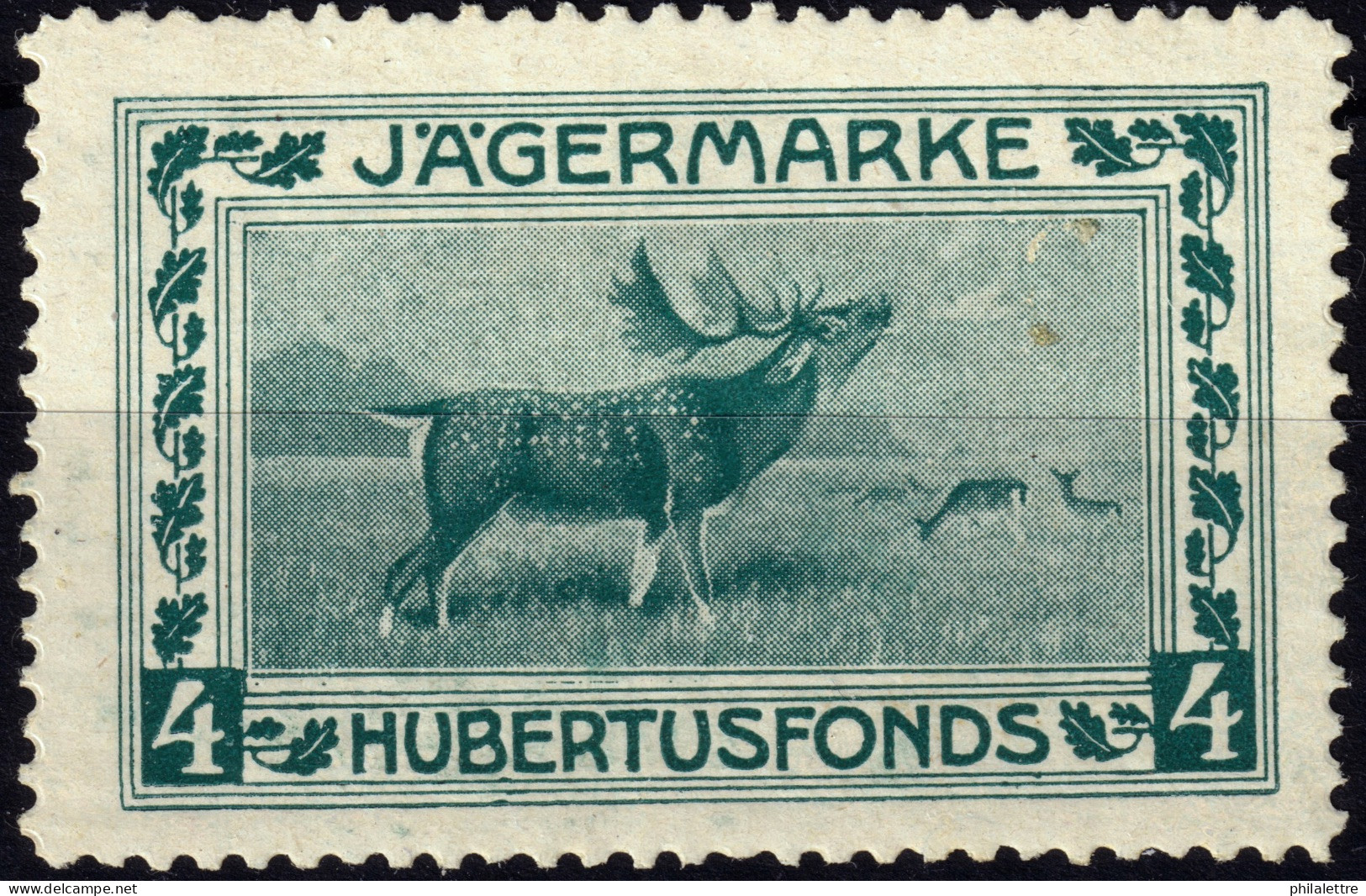 AUTRICHE / ÖSTERREICH - Ca.1900 Reklamemarke "JÄGERMARKE / HUBERTUSFONDS" - Neuf/Ungebraucht * (ref.005) - Nuovi