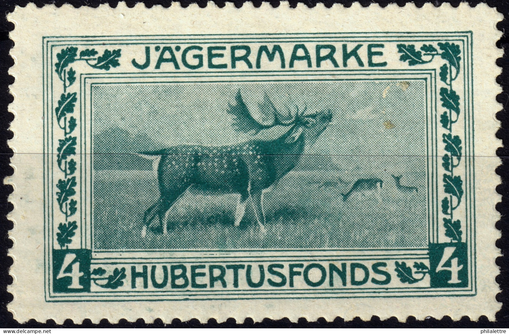 AUTRICHE / ÖSTERREICH - Ca.1900 Reklamemarke "JÄGERMARKE / HUBERTUSFONDS" - Neuf/Ungebraucht * (ref.005) - Ungebraucht