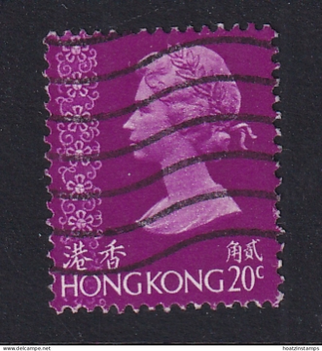 Hong Kong: 1975/82   QE II     SG313b      20c   Deep Reddish Purple   Used  - Usati