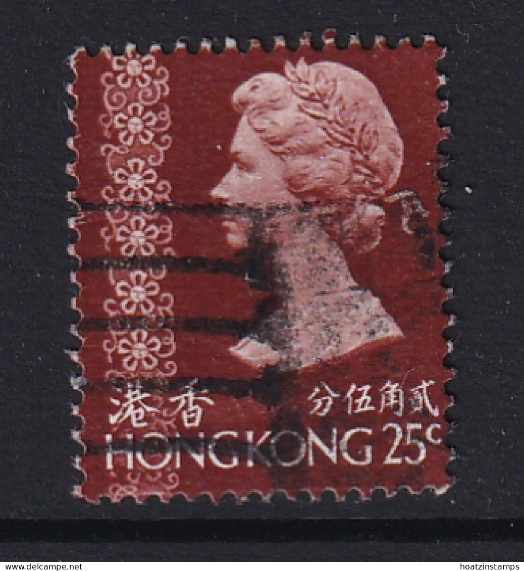 Hong Kong: 1975/82   QE II     SG314      25c      Used  - Usados