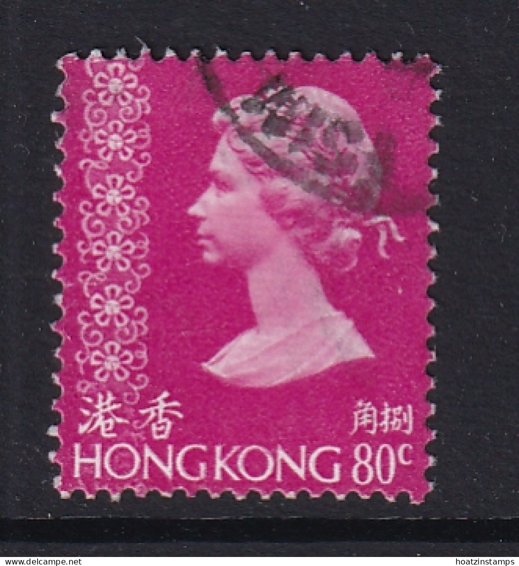 Hong Kong: 1975/82   QE II     SG321      80c   Bright Magenta   Used - Used Stamps