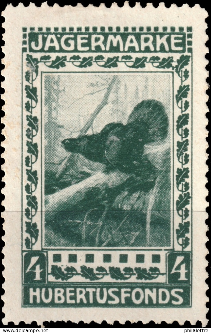 AUTRICHE / ÖSTERREICH - Ca.1900 Reklamemarke "JÄGERMARKE / HUBERTUSFONDS" - Neuf/Ungebraucht * (ref.006) - Unused Stamps