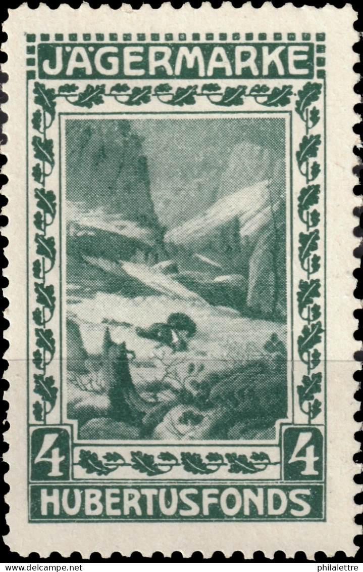 AUTRICHE / ÖSTERREICH - Ca.1900 Reklamemarke "JÄGERMARKE / HUBERTUSFONDS" - Neuf/Ungebraucht * (ref.007) - Unused Stamps