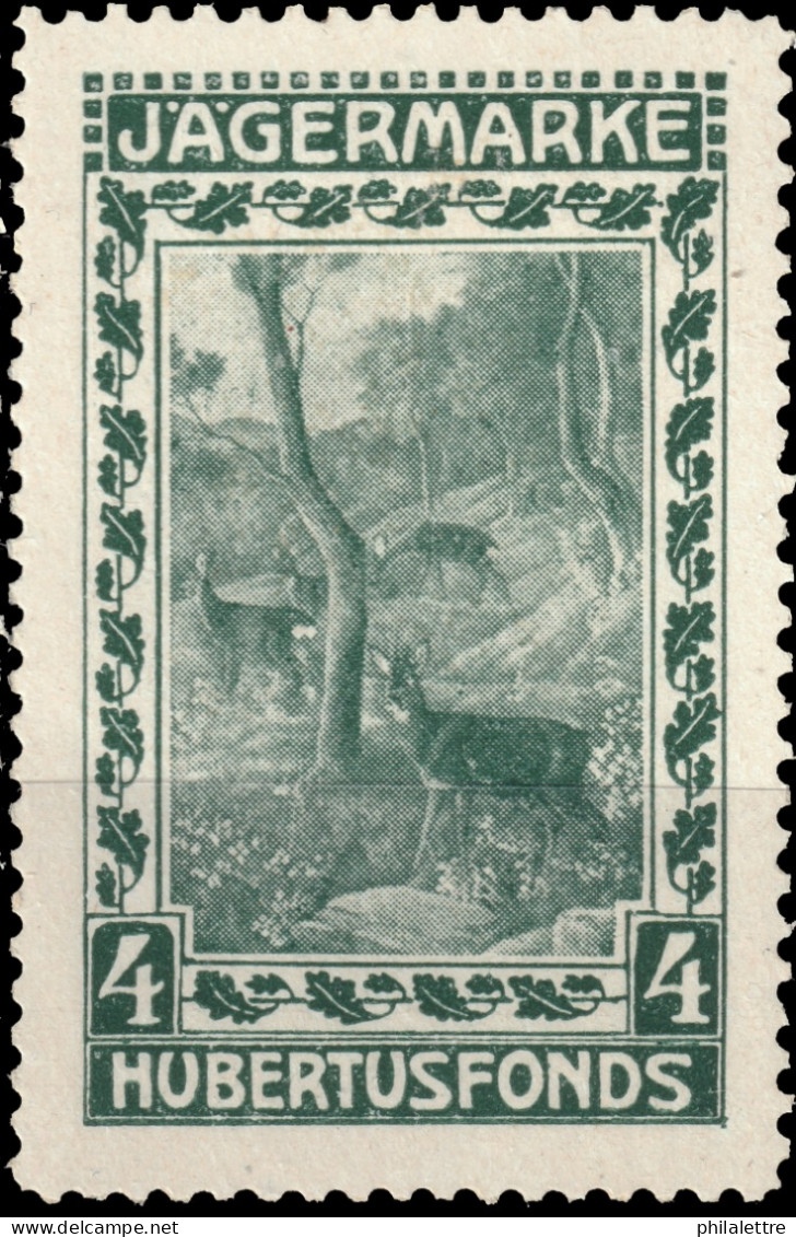 AUTRICHE / ÖSTERREICH - Ca.1900 Reklamemarke "JÄGERMARKE / HUBERTUSFONDS" - Neuf/Ungebraucht * (ref.010) - Unused Stamps