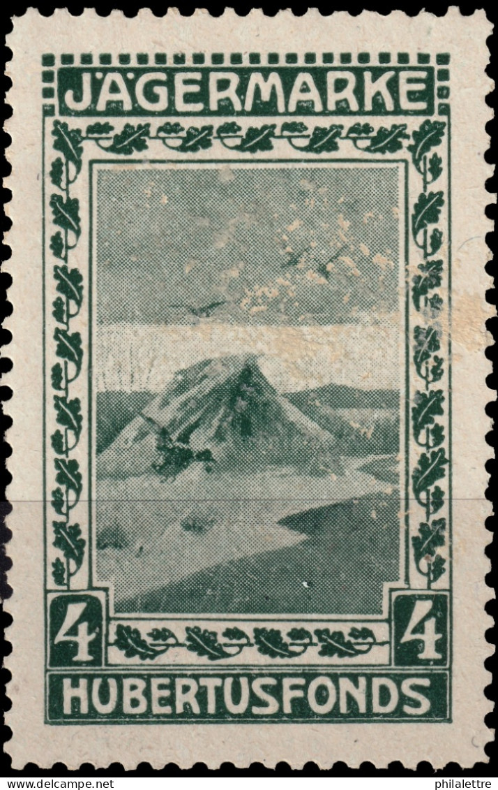 AUTRICHE / ÖSTERREICH - Ca.1900 Reklamemarke "JÄGERMARKE / HUBERTUSFONDS" - Neuf/Ungebraucht * (ref.015) - Unused Stamps