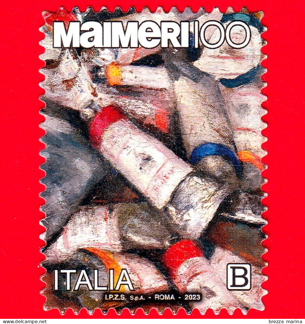 ITALIA - Usato - 2023 - 100 Anni Dell’Industria Maimeri S.p.A. – Tubetti Di Colori - B - 2021-...: Oblitérés