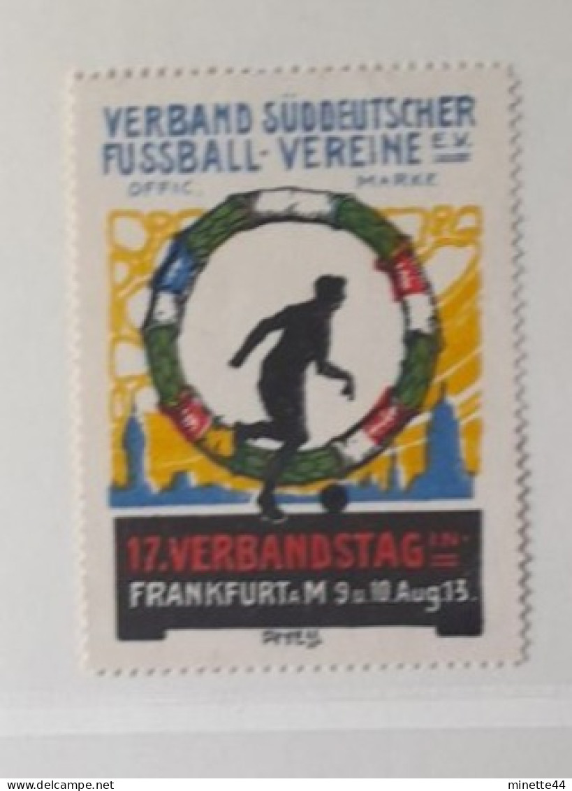 ALLEMAGNE DEUTSCHLAND 1900' FRANCFORT FRANKFURT  1913  FOOTBALL FUSSBALL SOCCER CALCIO FUTBOL FOOT - Altri & Non Classificati