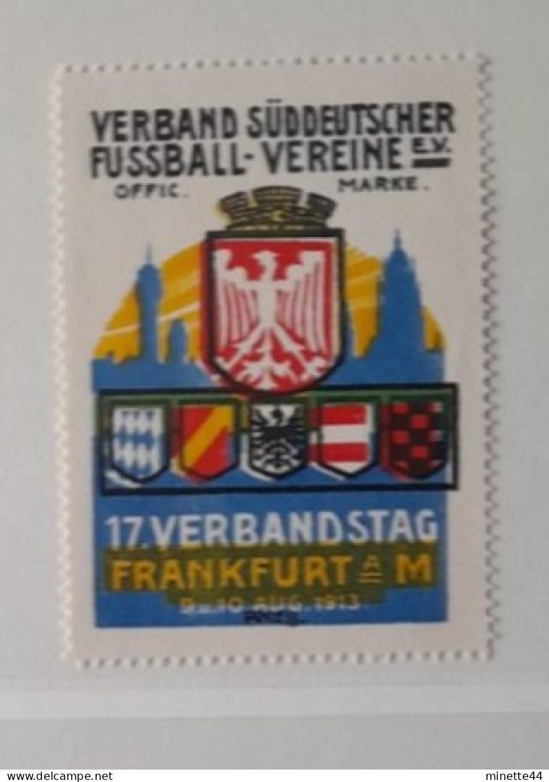 ALLEMAGNE DEUTSCHLAND 1900' FRANCFORT FRANKFURT  1913  FOOTBALL FUSSBALL SOCCER CALCIO FUTBOL FOOT - Otros & Sin Clasificación