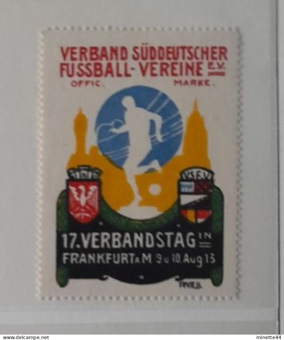 ALLEMAGNE DEUTSCHLAND 1900' FRANCFORT FRANKFURT  1913  FOOTBALL FUSSBALL SOCCER CALCIO FUTBOL FOOT - Andere & Zonder Classificatie