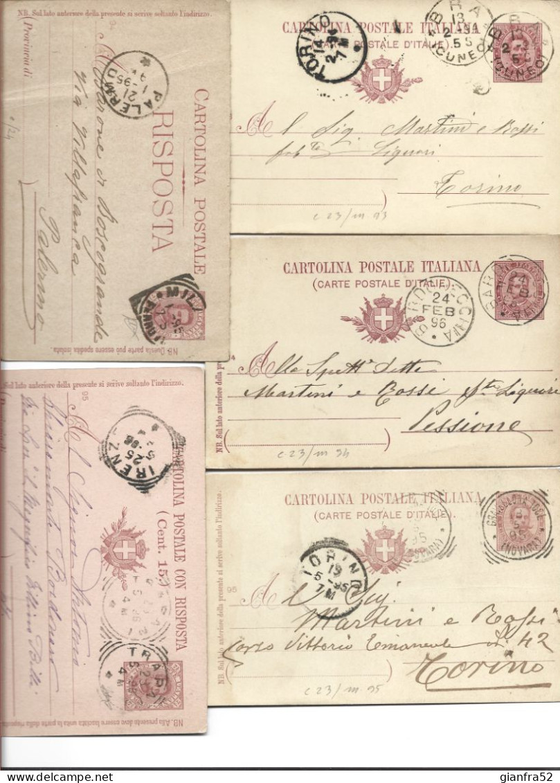 LOTTO DI 64 CARTOLINE POSTALI QUASI TUTTE DIVERSE DAL 1877 AL 1930 CIRCA