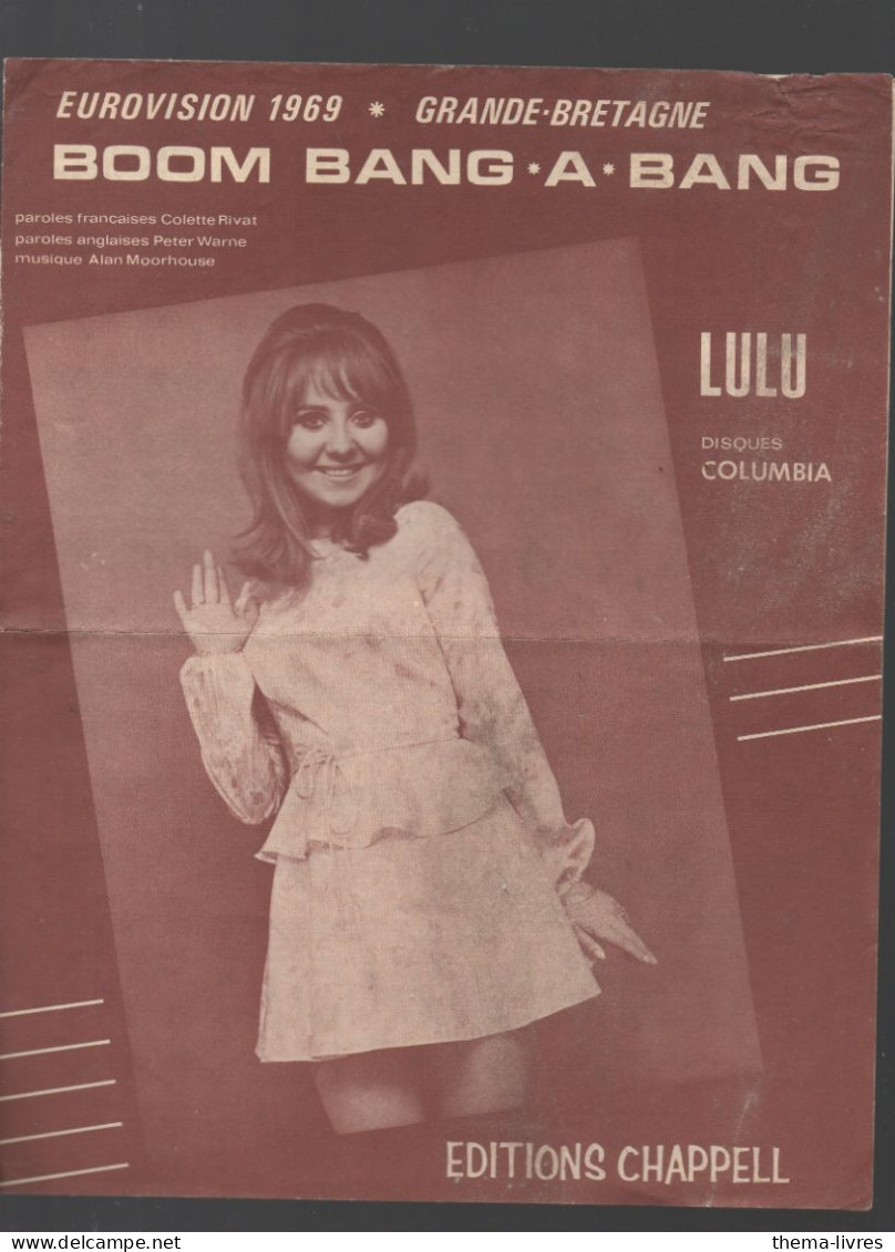 Partitions Années 40-70 LULU   Boom Bang A Bang  (CAT7016 /K) - Other & Unclassified