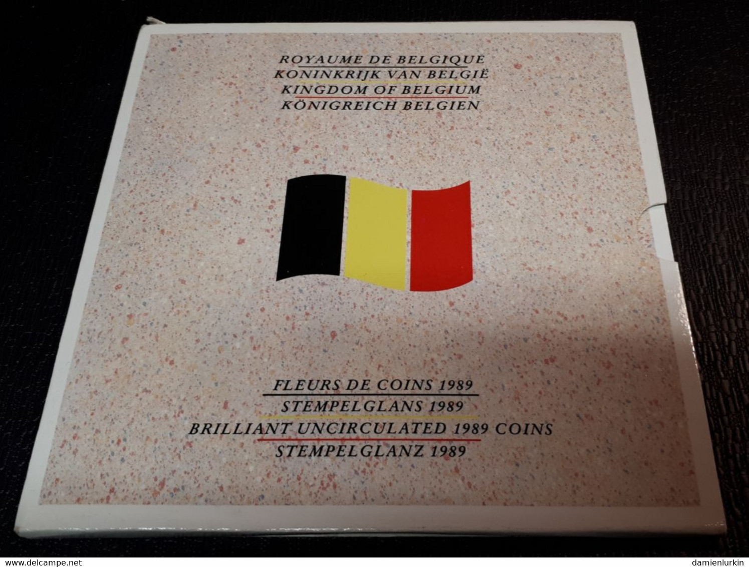 BELGIQUE/BELGIE/BELGIEN SET FDC 1989 CONTIENT 10 MONNAIES EN FDC + MEDAILLE MONNAIE ROYALE COTE : 12€ - FDEC, BU, BE & Münzkassetten