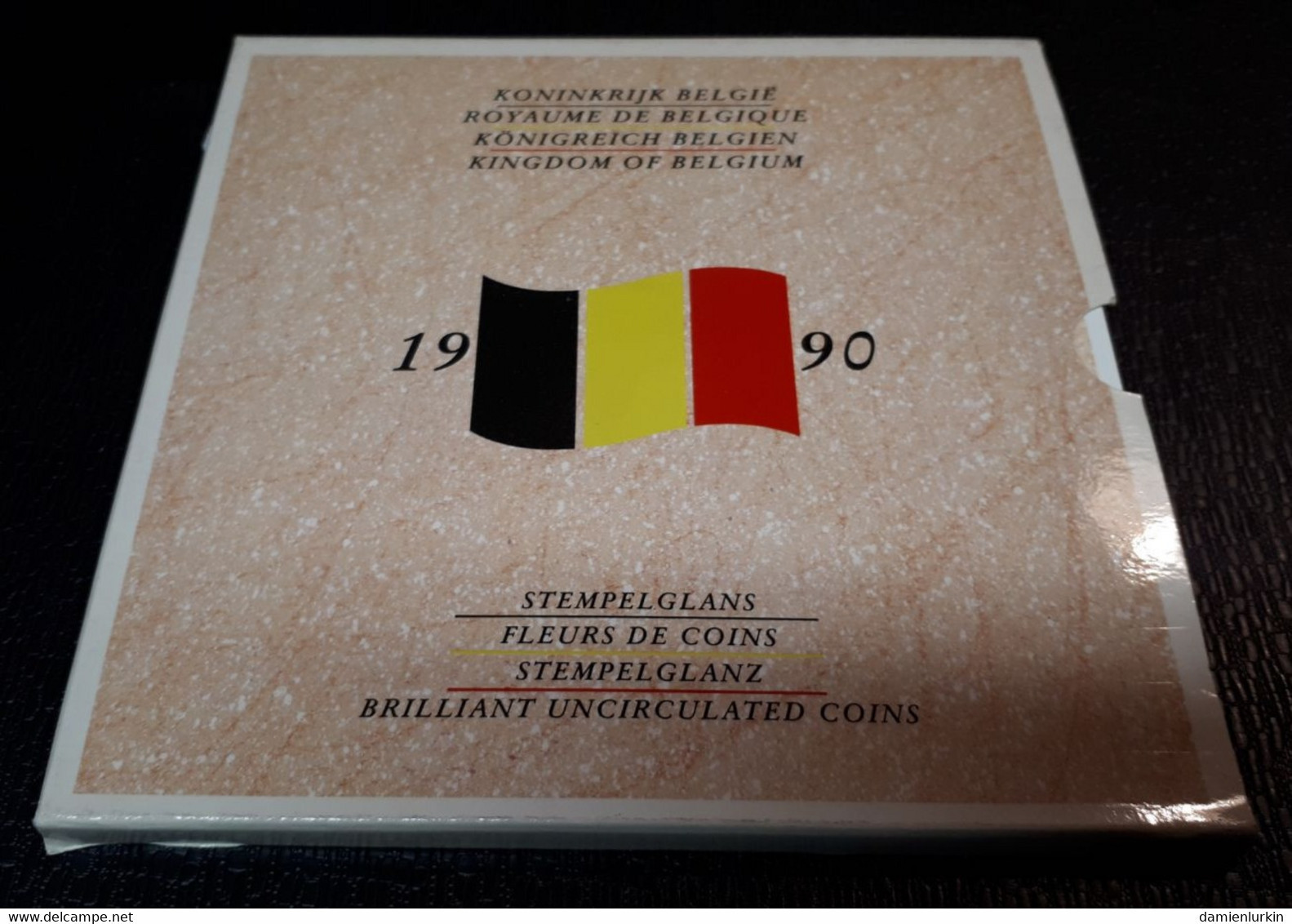 BELGIQUE/BELGIE/BELGIEN SET FDC 1990 CONTIENT 10 MONNAIES EN FDC + MEDAILLE BELGICA 90 / 175 ANS WATERLOO COTE : 12€ - FDC, BU, BE & Muntencassettes