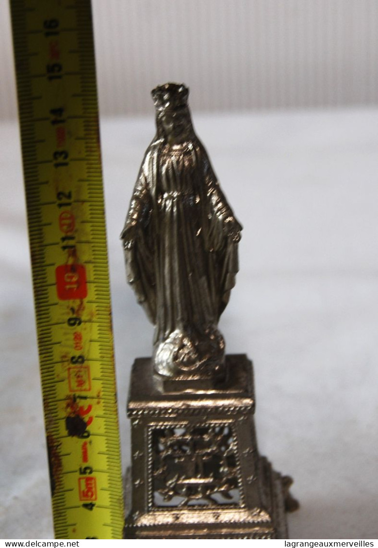 C299 La Vierge Marie Sur Son Socle - Objet De Dévotion - Religion - Arte Religioso