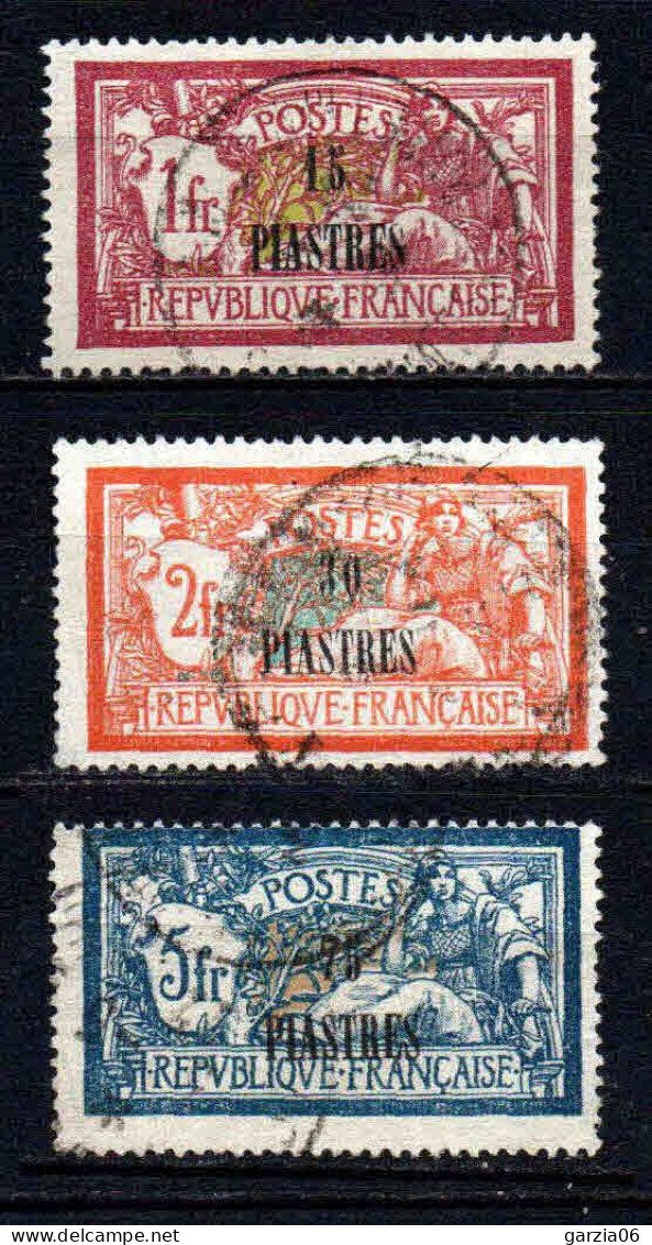 Levant  - 1902 - Type Merson - N° 35 à 37 - Oblit - Used - Used Stamps