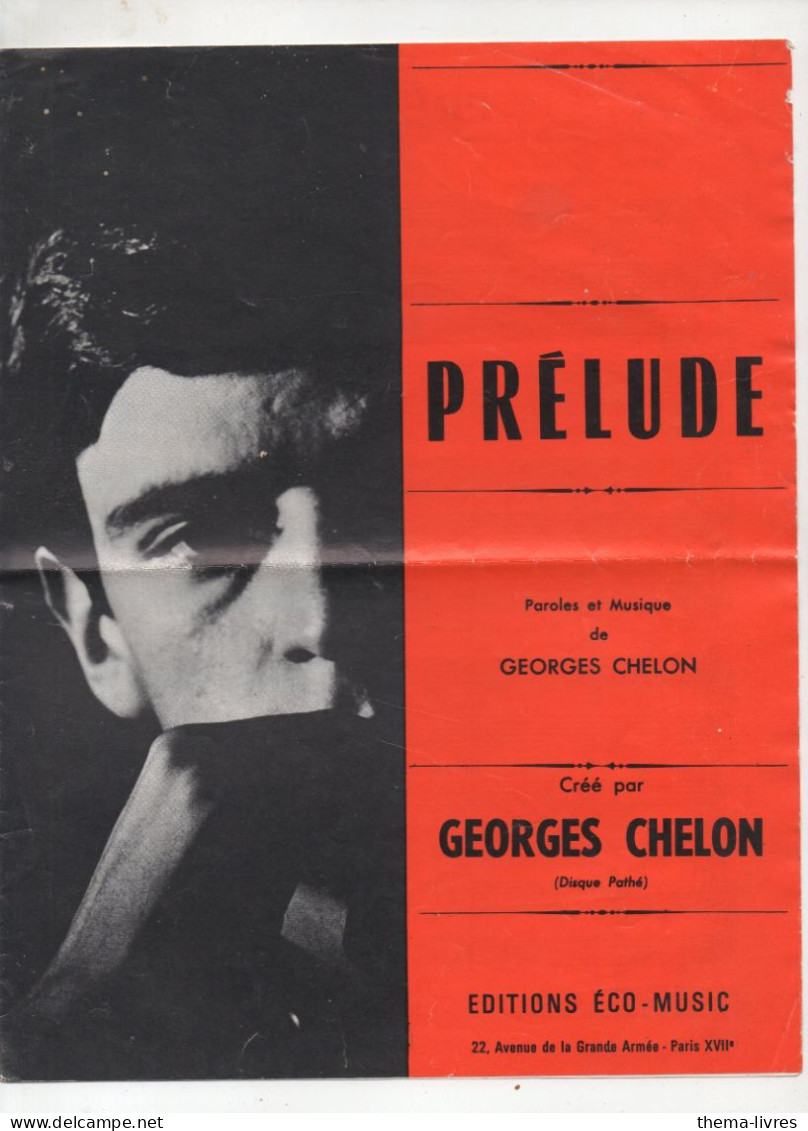 Partitions Années 40-70 GEORGES CHELON  Prélude 1966  (CAT7016 /S) - Andere & Zonder Classificatie
