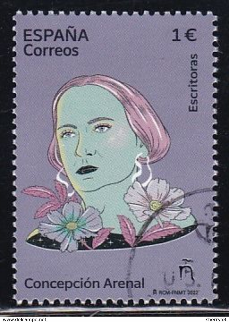 2022-ED. 5593 - Escritoras. Concepción Arenal  - USADO - Used Stamps