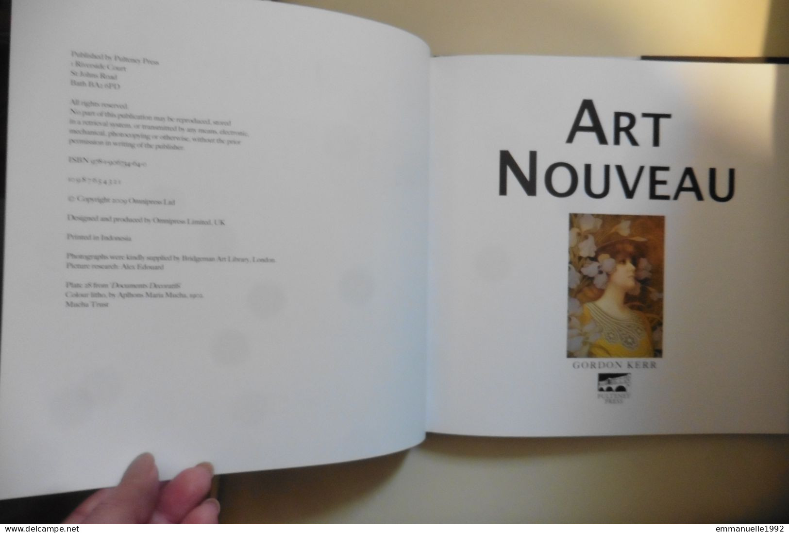 Art Nouveau By Gordon Kerr 2009 Pulteney Press - Mackintosh Hoffmann Majorelle Klimt Etc - English Text - Belle-Arti