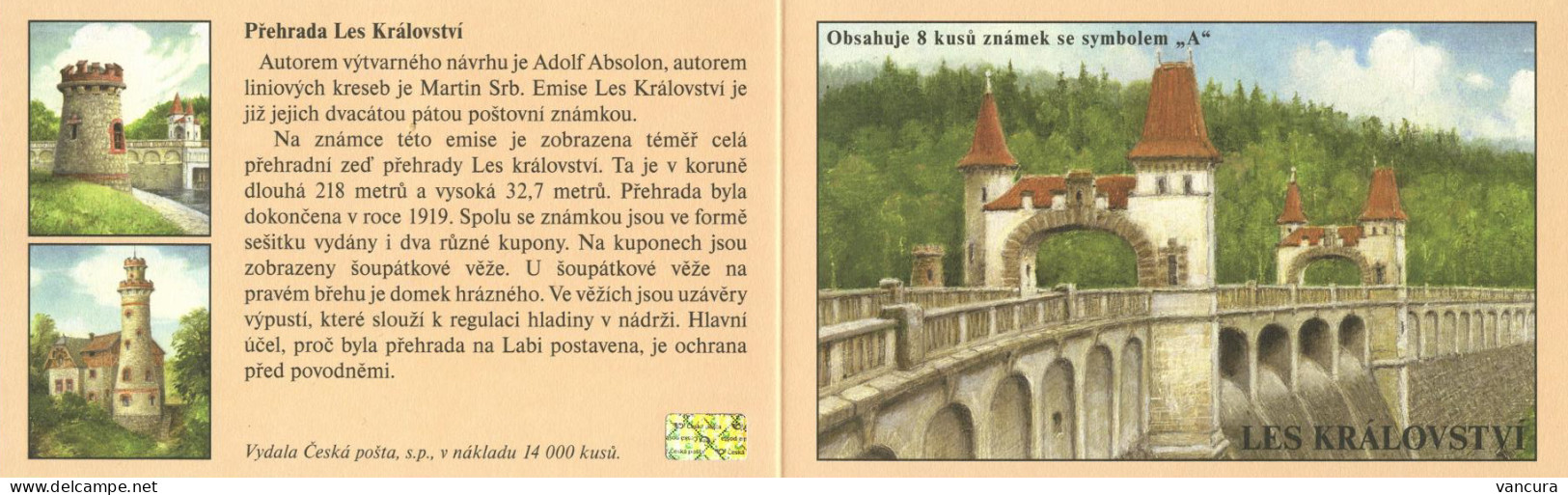 Booklet 1022 Czech Republic The Les Kralovstvi Dam 2019 - Acqua