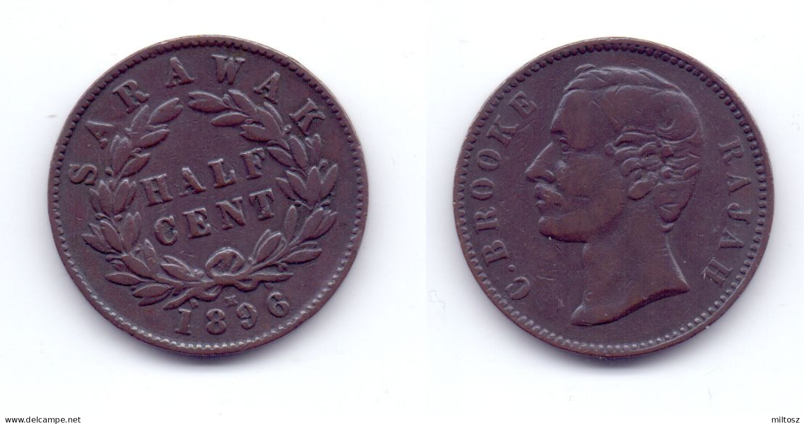 Sarawak 1/2 Cent 1896 - Malaysie