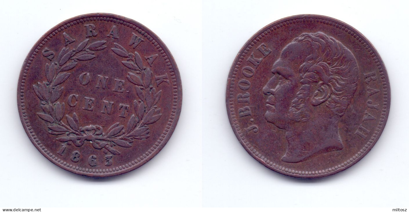 Sarawak 1 Cent 1863 - Malaysie