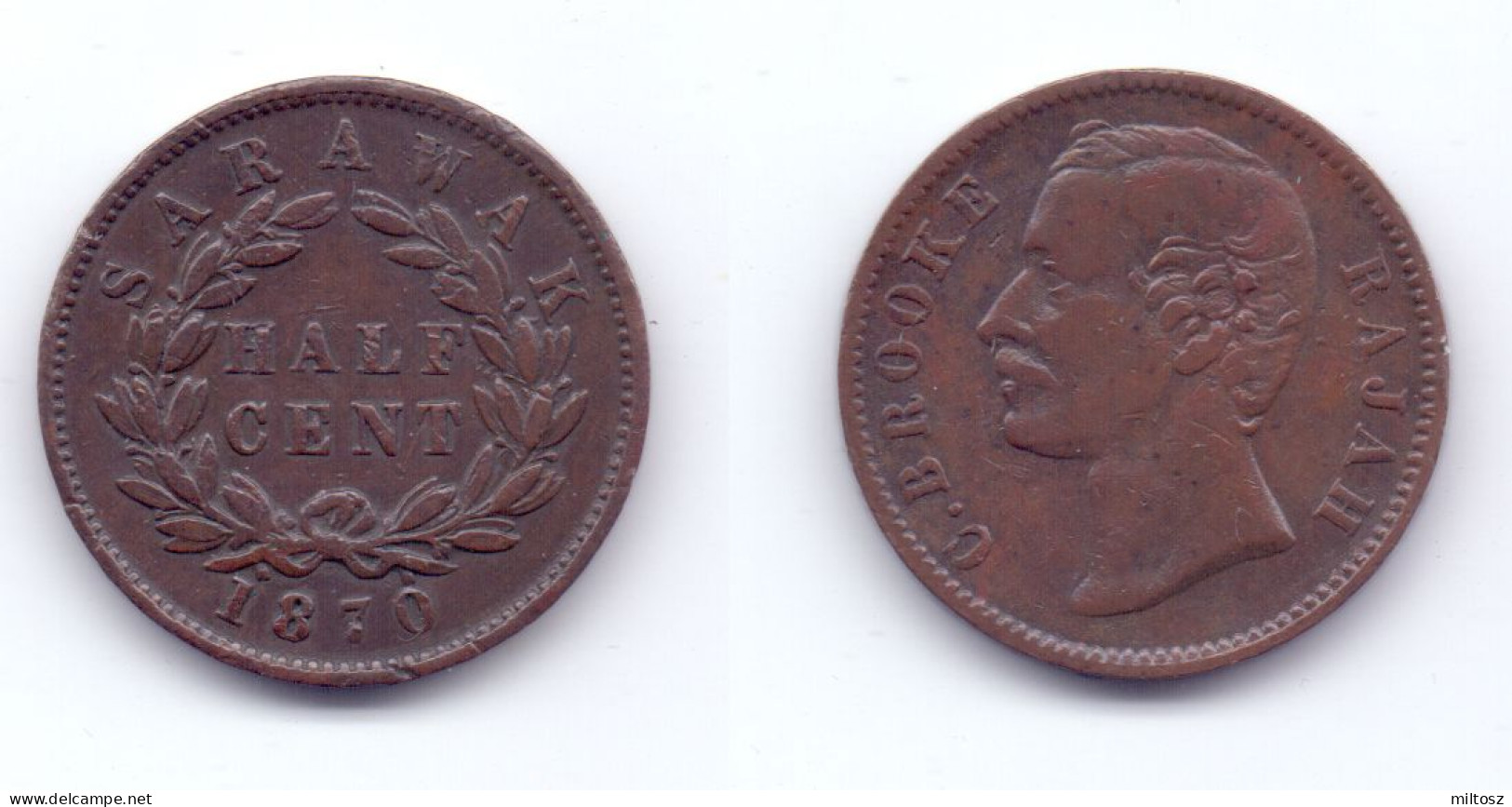 Sarawak 1/2 Cent 1870 - Malaysia