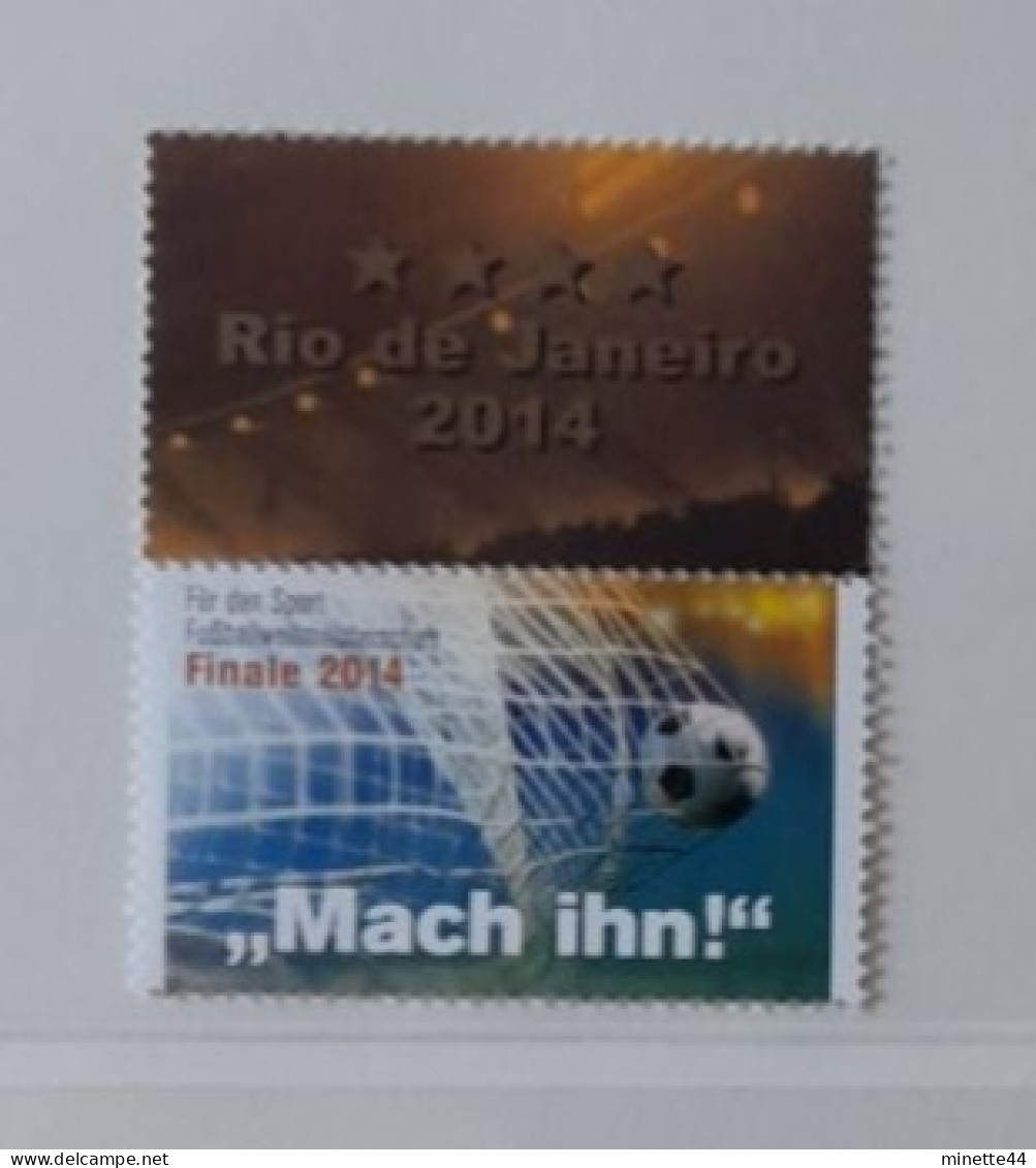 ALLEMAGNE DEUTSCHLAND MNH**  WORLD CUP 2014 + 1954 + 1974 + 1990  FOOTBALL FUSSBALL SOCCER CALCIO FUTBOL FOOT VOETBAL - 2014 – Brasil