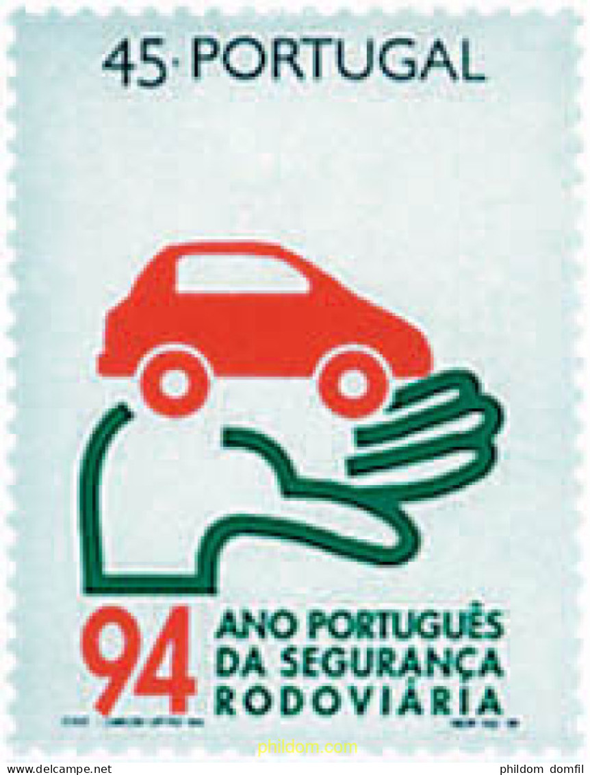 87587 MNH PORTUGAL 1994 AÑO PORTUGUES DE LA SEGURIDAD VIAL - Autres & Non Classés