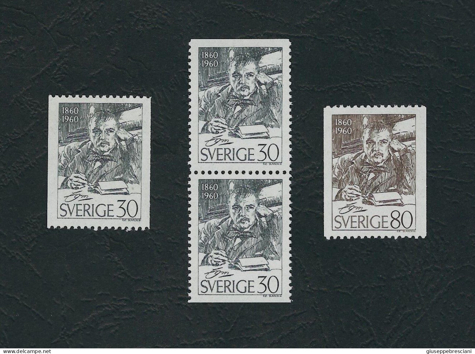 SVEZIA 1960 - Centenario Della Nascita Del Pittore Anders Zom - MNH - UN/Yv 446/7 - Mi 455/56C - Unused Stamps