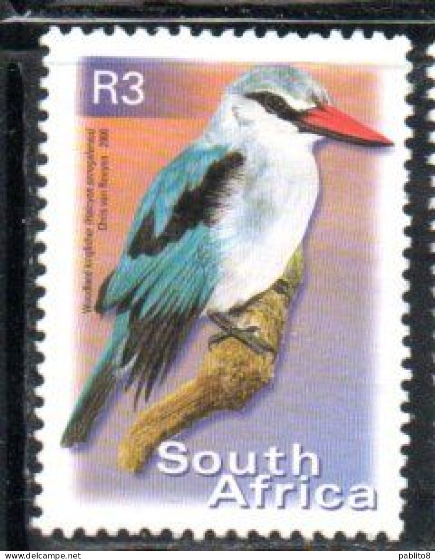 SUD SOUTH AFRICA RSA AFRIQUE 2000 FAUNA BIRDS WOODLAND KINGFISHER BIRD UCCELLI  3r USED USATO OBLITERE' - Usati