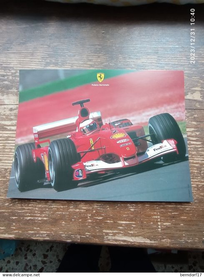 FERRARI RUBENS BARRICHELLO - Automovilismo - F1