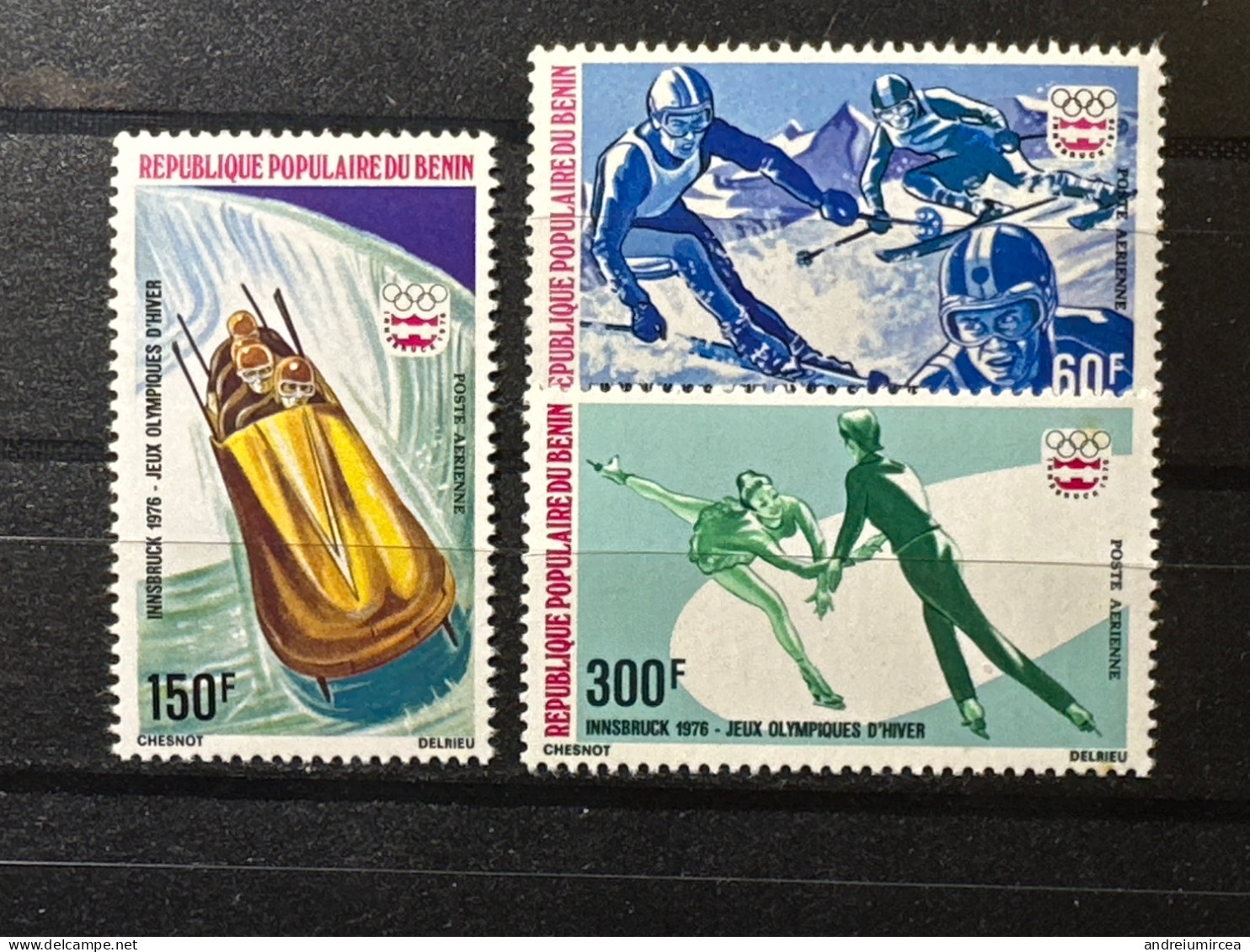 Bénin MNH Lot Innsbruck 1976 - Winter 1976: Innsbruck